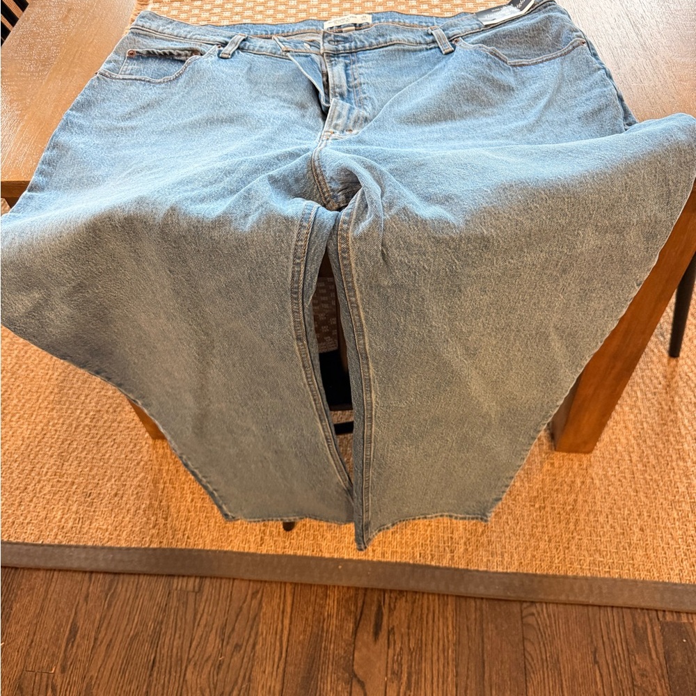 Abercrombie & Fitch Light Blue Straight Leg Jeans